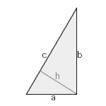 demi triangle isocele